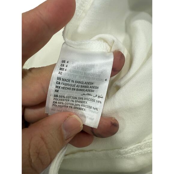 INC International Concepts Jeans Bootcut sz 4 White NEW # G647 - Picture 5 of 8